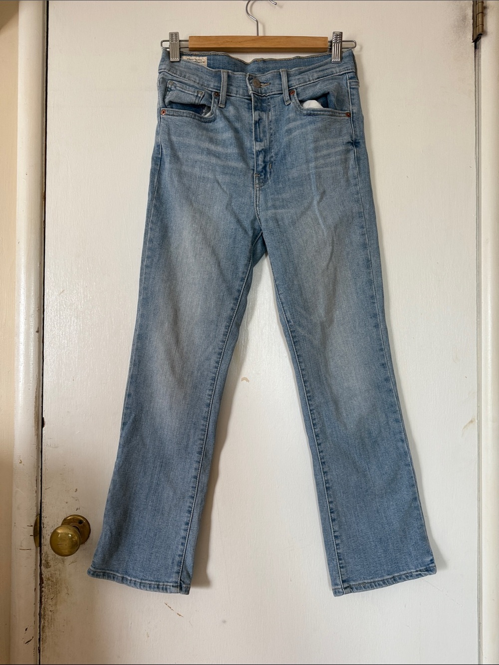 Levi's Premium Flare Light Blue Wash High Rise Denim Jeans | Women's 27